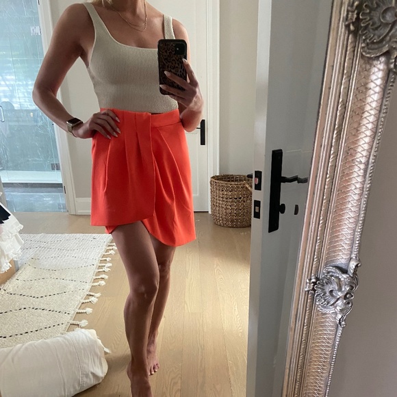 NBD orange/red skirt in size small/04-06, worn once - Picture 1 of 3